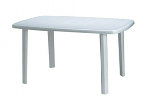 Tavolo in plastica bianco