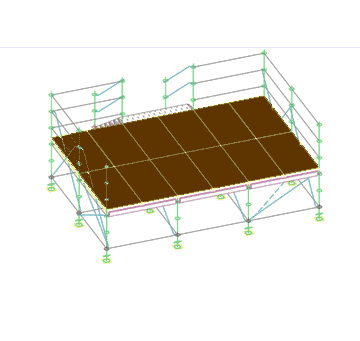 Palco modulare metri 6x4